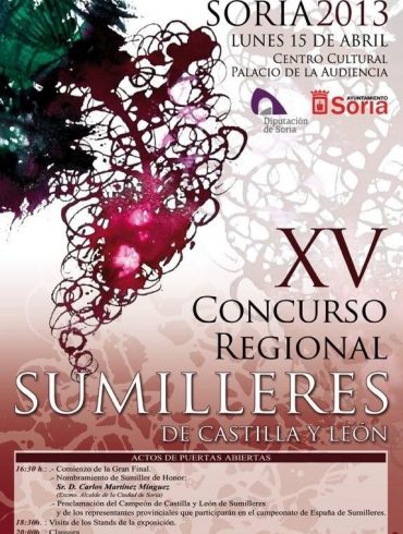 cartel concurso sumilleres de castilla y leon 2013