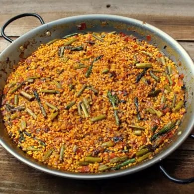 arroz con esparrágos trigueros-1