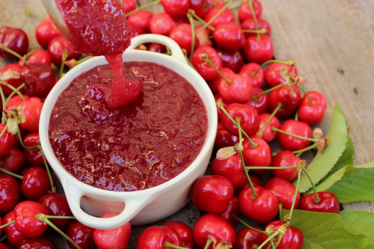 mermelada de cerezas