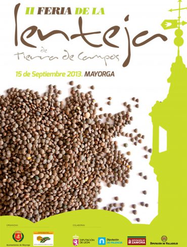 Cartel Feria de la Lenteja de Tierra de Campos 2013