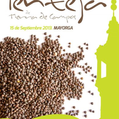 Cartel Feria de la Lenteja de Tierra de Campos 2013