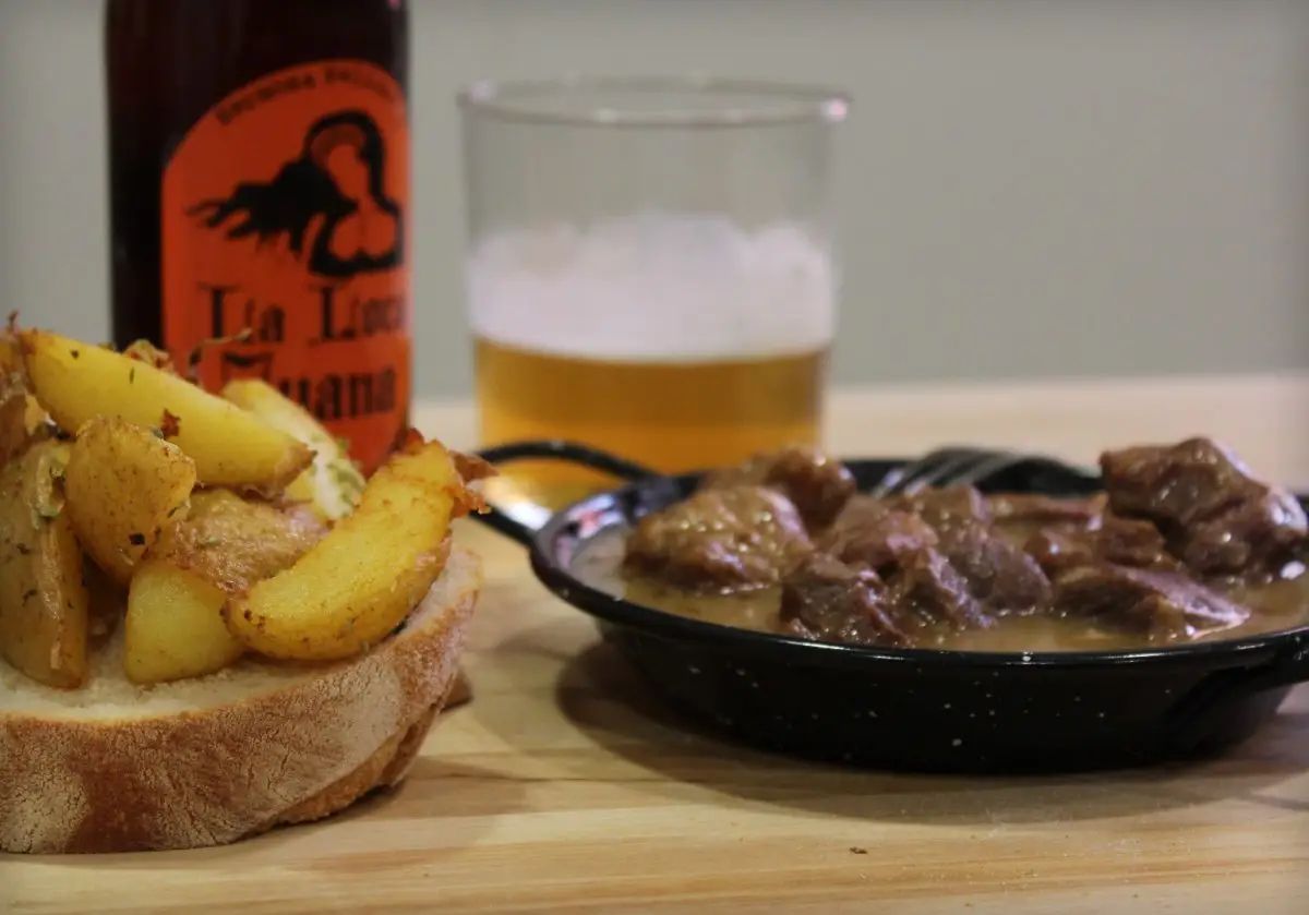 Estofado de ternera con cerveza artesanal