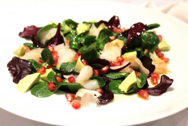 Ensalada de bacalao ahumado