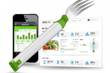 HAPIfork aplicacion del tenedor inteligente