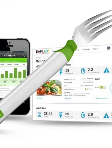 HAPIfork aplicacion del tenedor inteligente