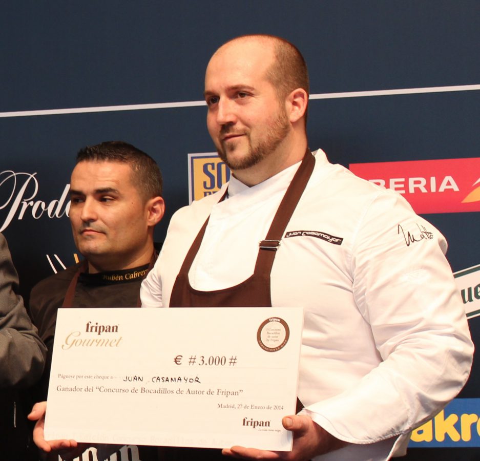 Juan Casamayor - ganador del concurso de bocadillos de autor