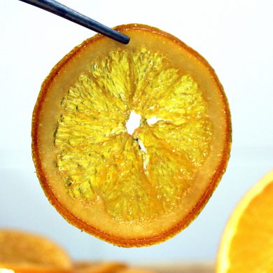 Receta de naranja confitada