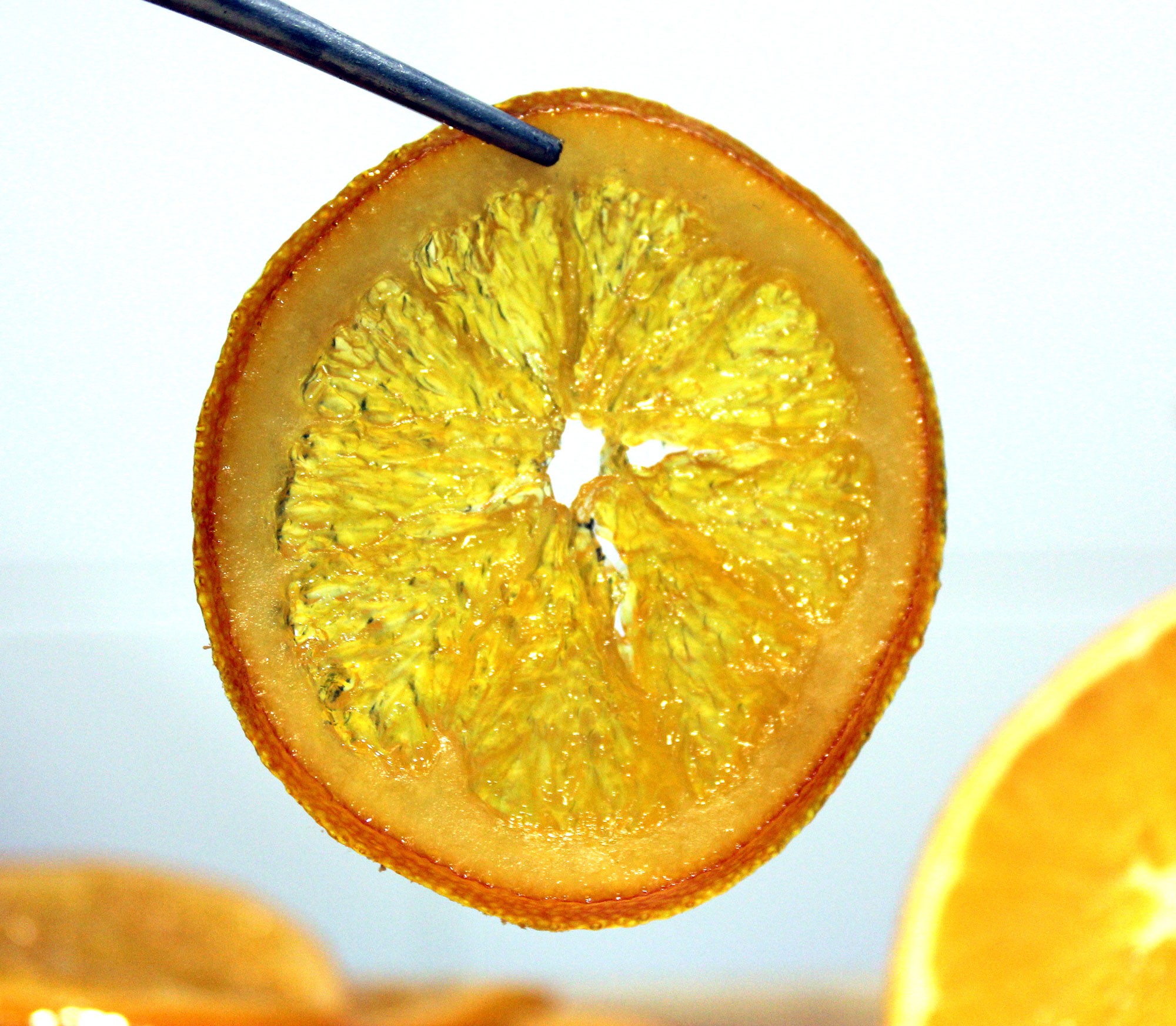 Receta de naranja confitada