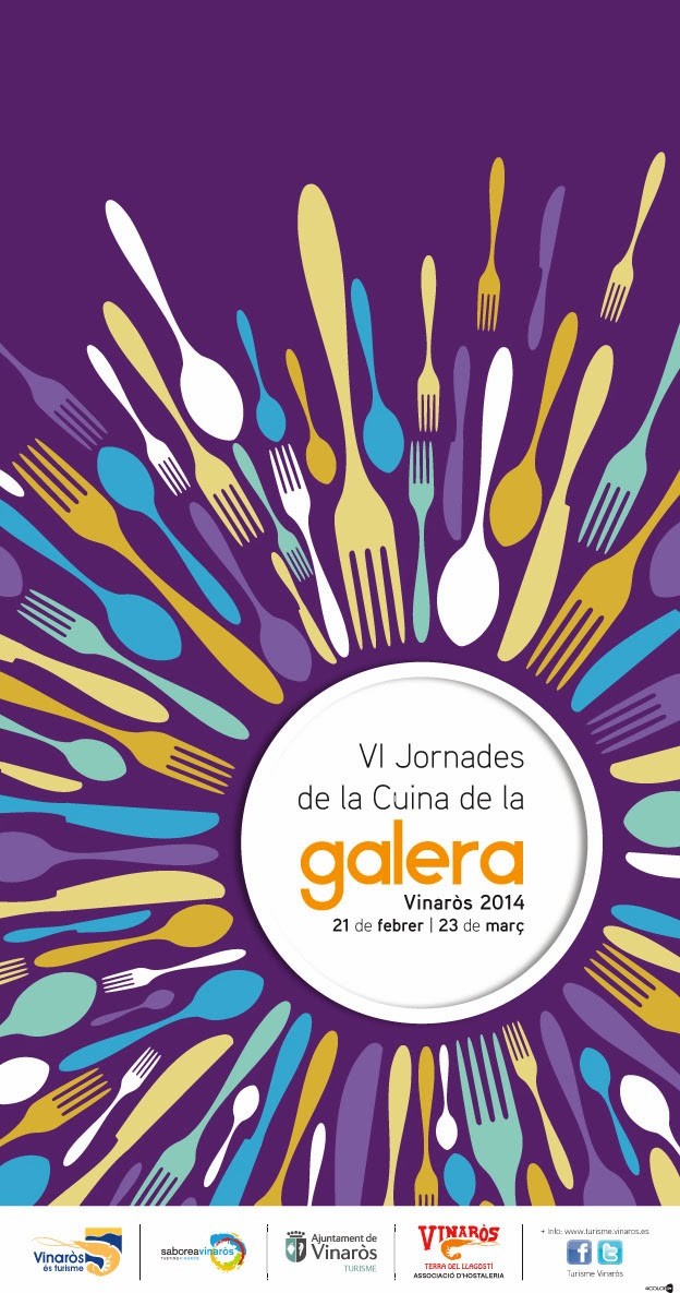 Cartel VI Jornadas de Cocina de la Galera de Vinaròs