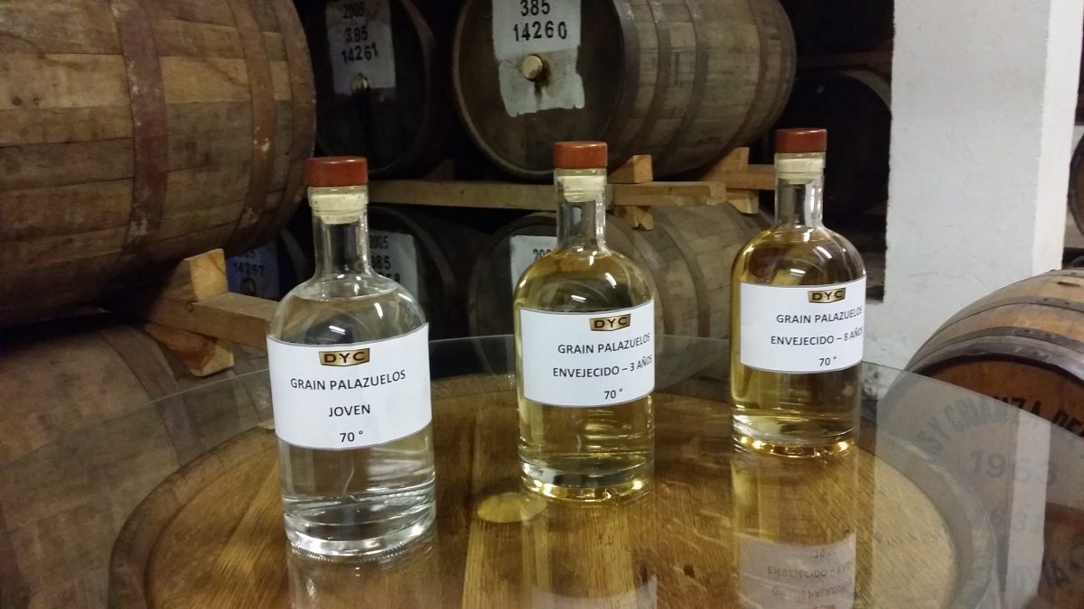 Diferentes muestras whisky DYC