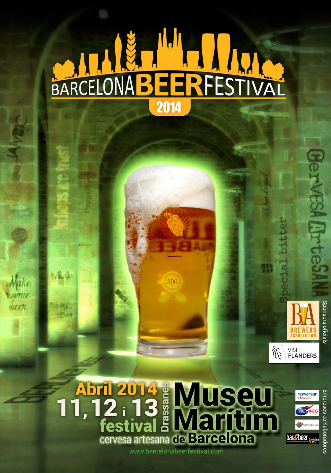 Cartel Barcelona Beer Festival 2014