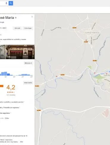 Google busqueda restaurantes