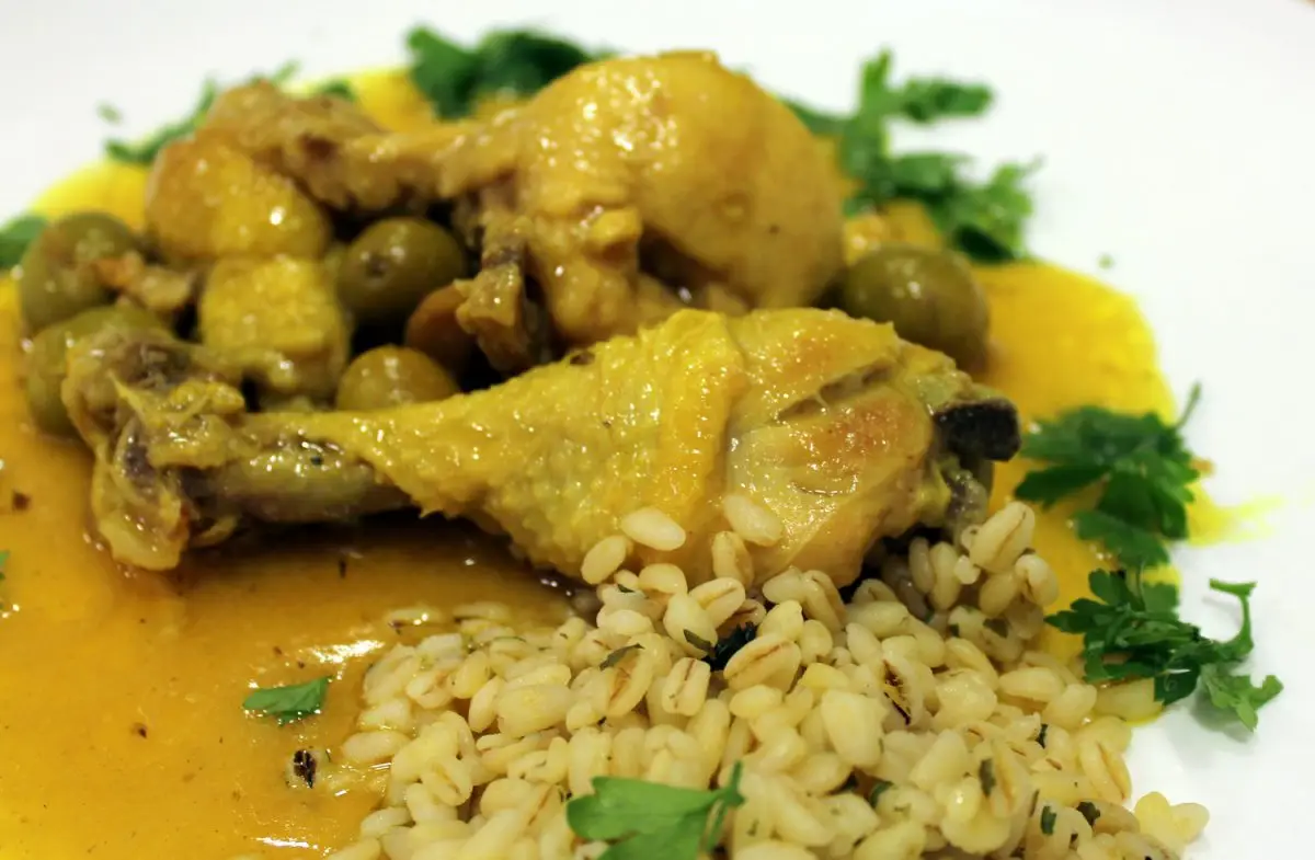 Receta de Pollo con aceitunas Receta de Pollo con aceitunas