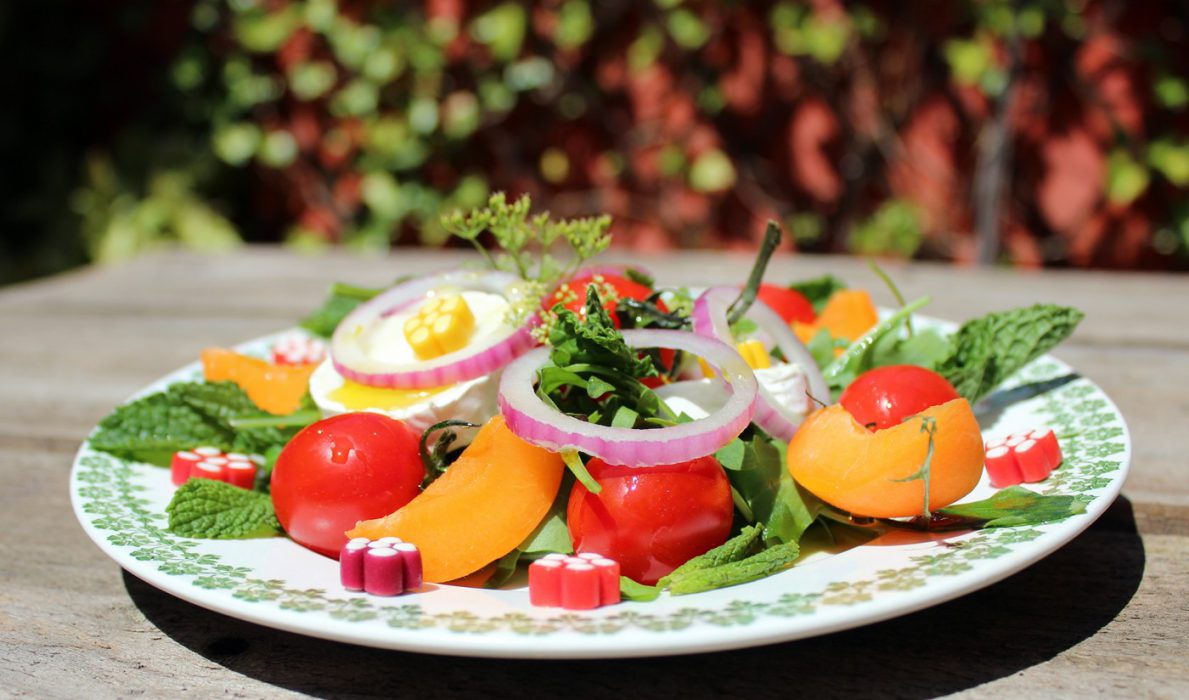 Ensalada de verano fresca y original, ideal para niños