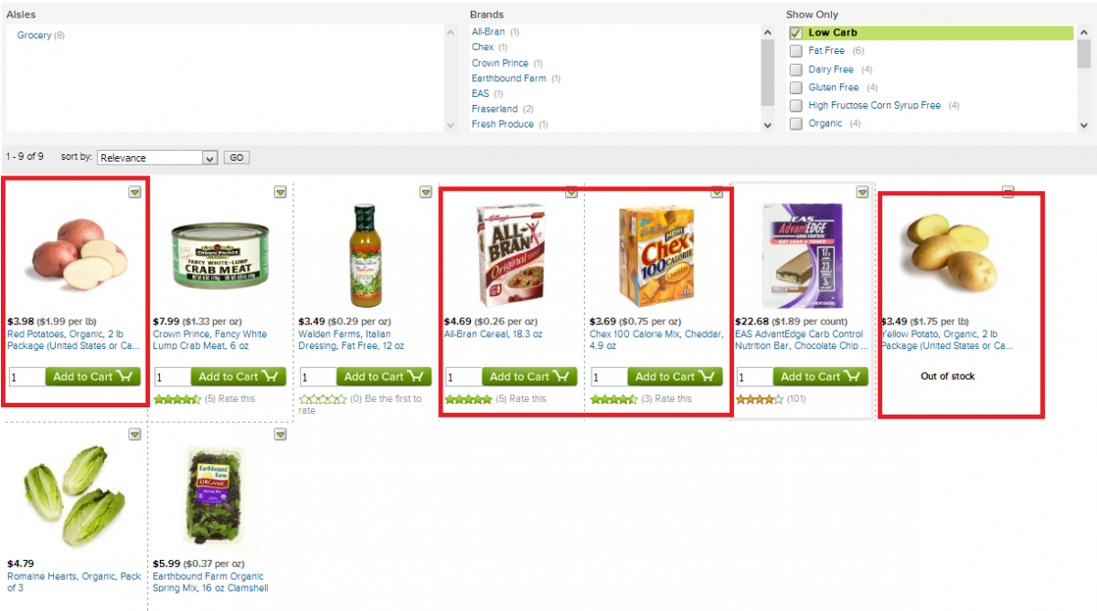 WEB de AmazonFresh