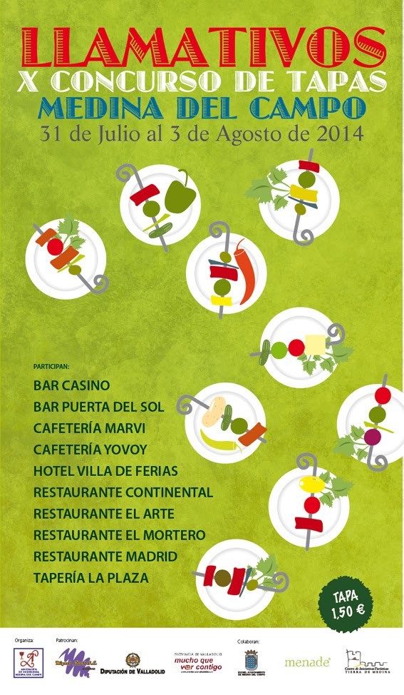 Concurso de Tapas, Llamativos 2014