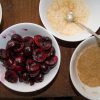Ingredientes del Strudel de cerezas y ricotta
