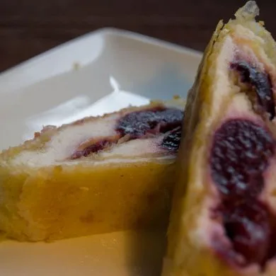 Strudel de cereza