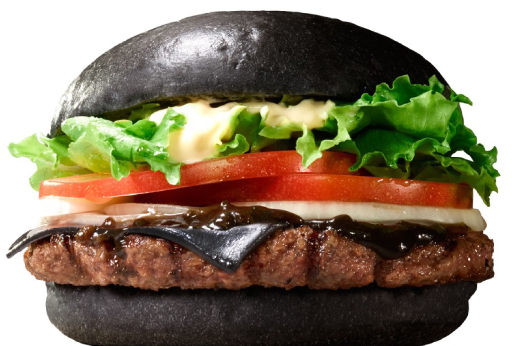 Hamburguesa negra Kuro Diamond