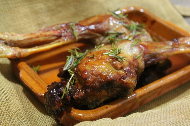 pierna de cabrito al horno