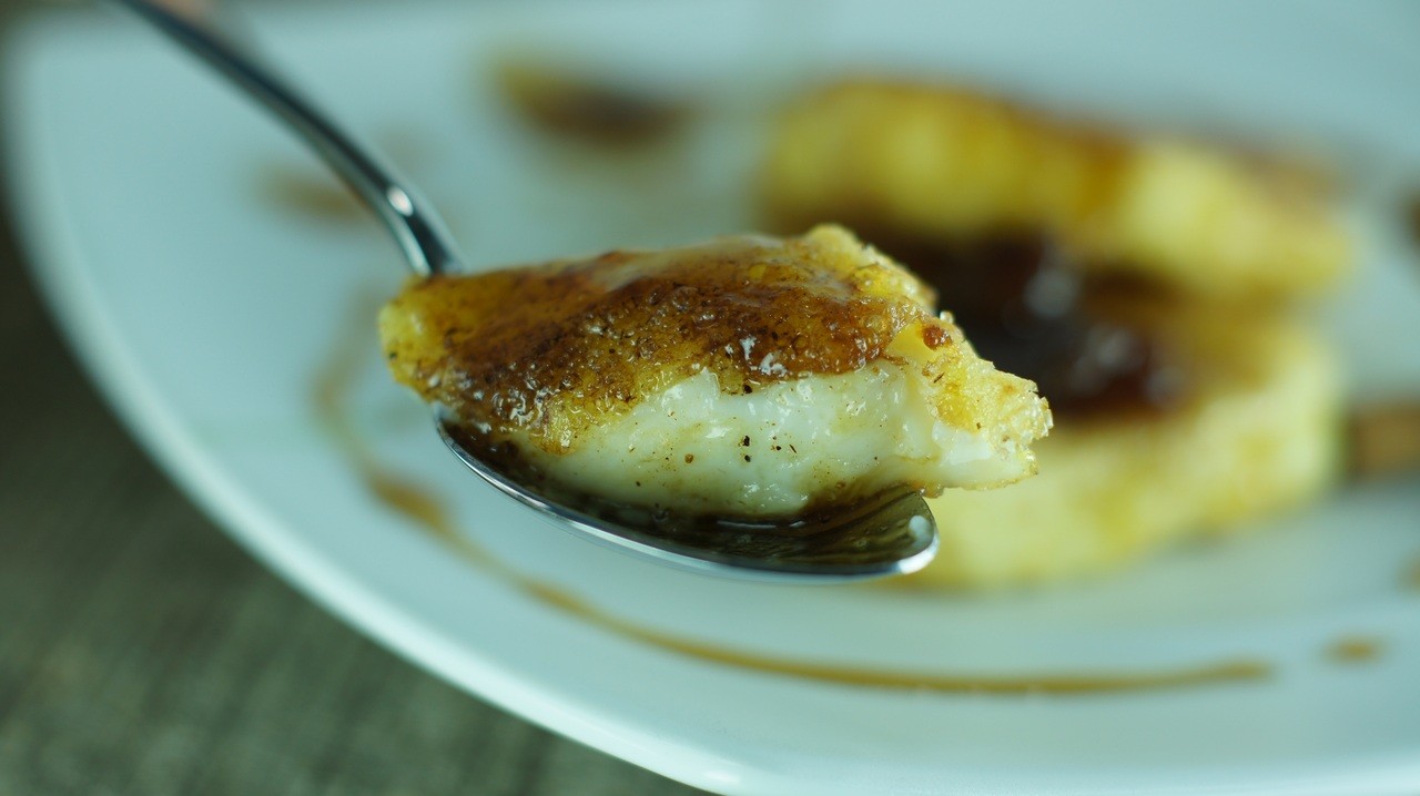 Leche Frita con Salsa Pedro Ximenez con pasas (4)