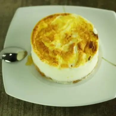 Tarta de Queso con mermelada de Níspero