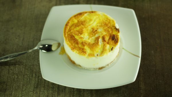 Tarta de Queso con mermelada de Níspero