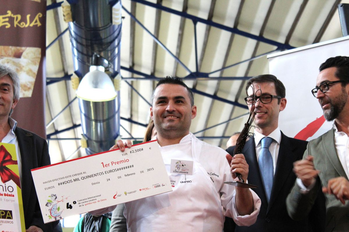 Ruben Cabrera - Vencedor IV Concurso de Cocina Gamba Roja de Dénia