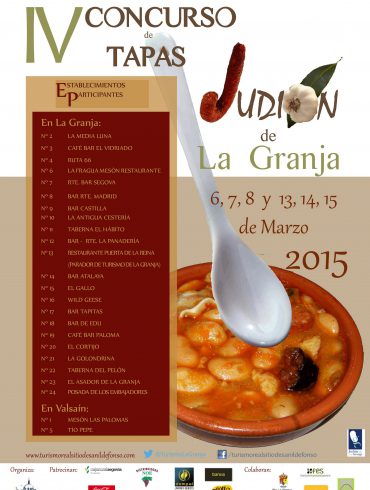 IV concurso de tapas Judión de La Granja
