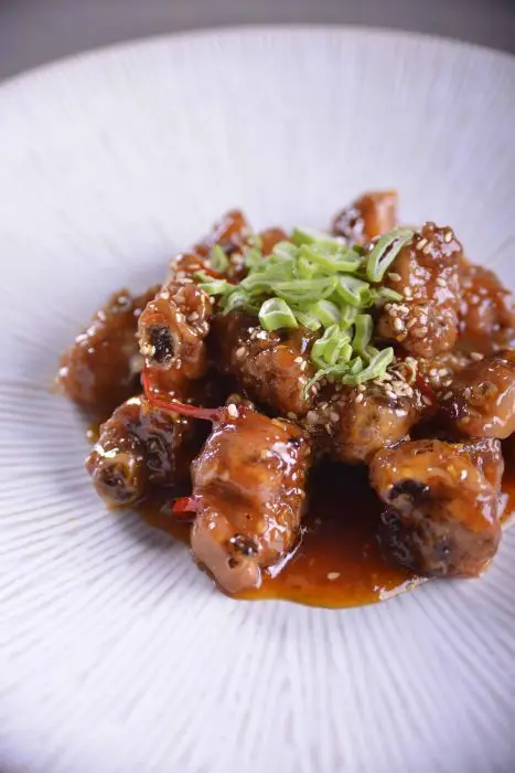 Costillas cantonesas con salsa agridulce Costillas cantonesas con salsa agridulce