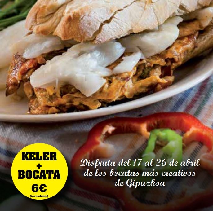 cartel concurso bocadillos guipuzkoa