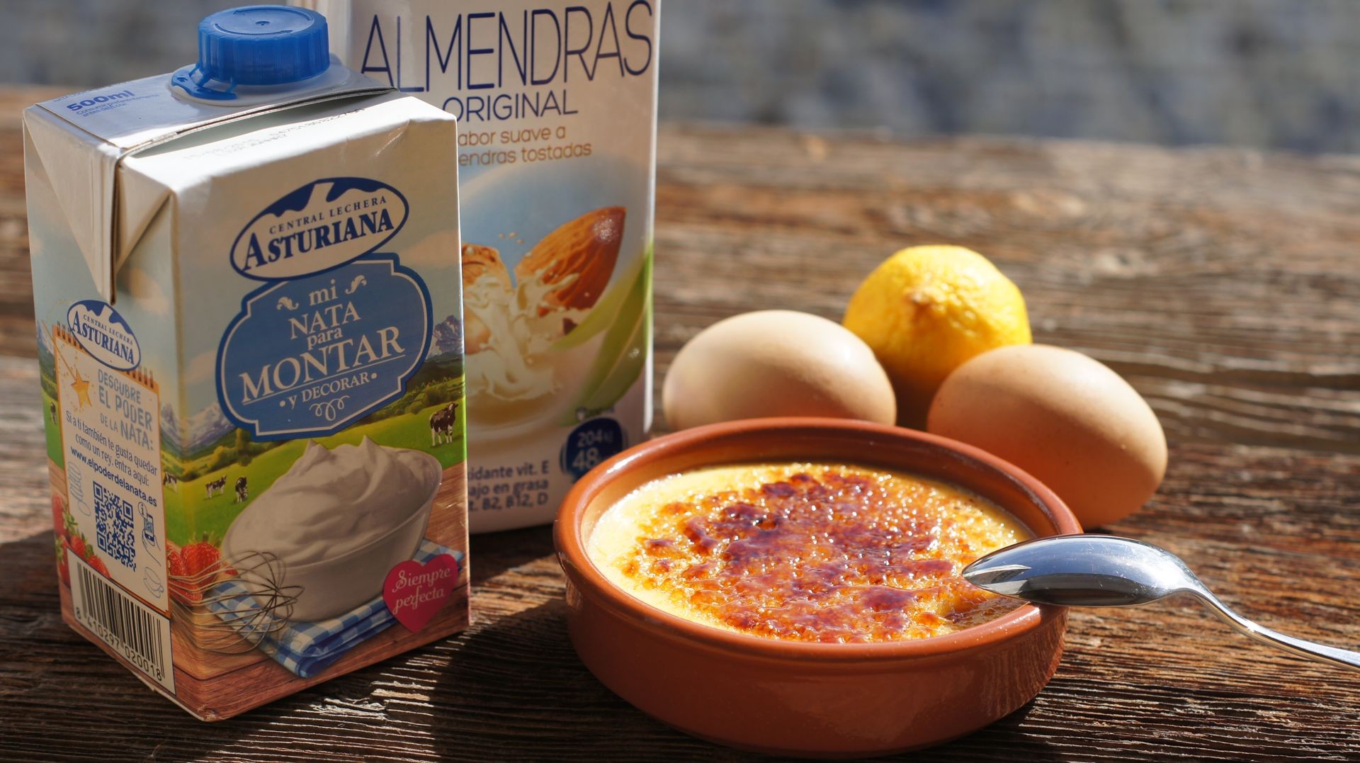 Ingredientes de la Crema Catalana