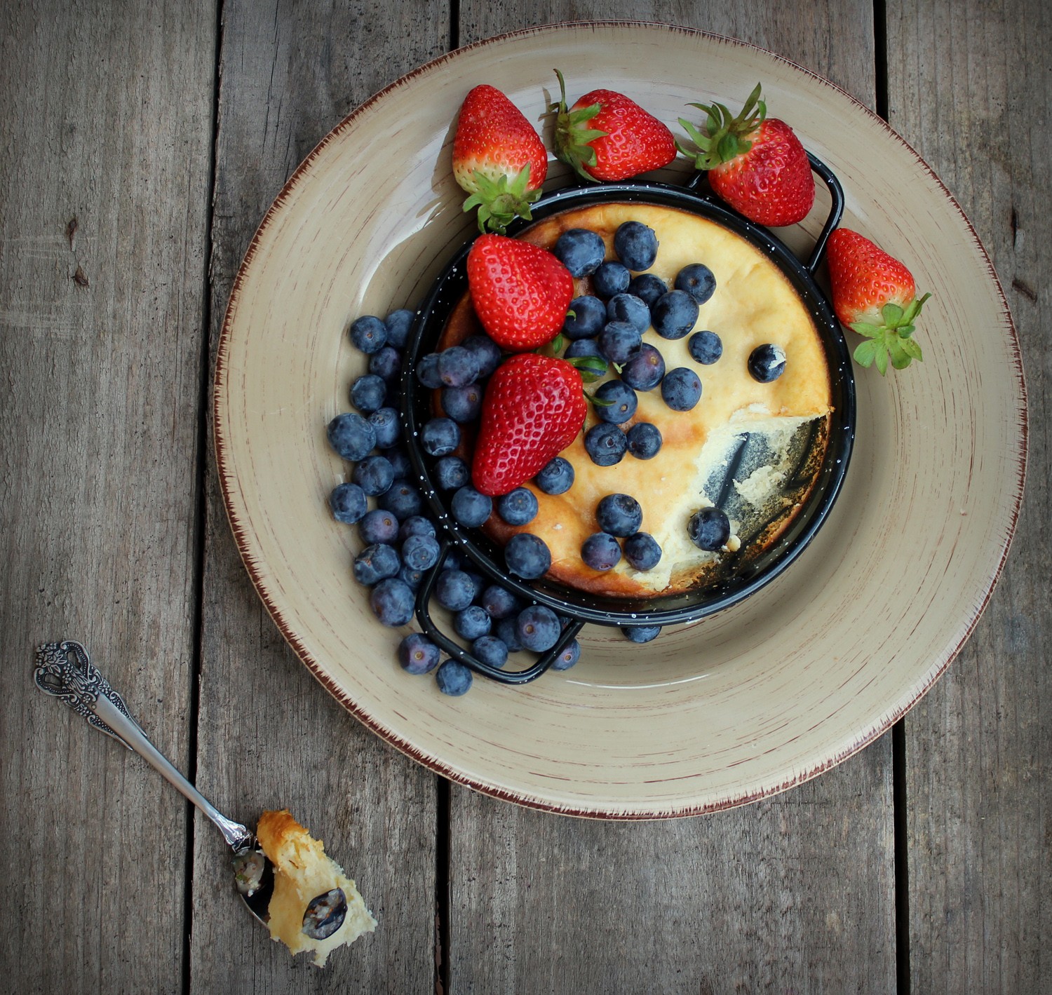 Tarta de queso y leche condensada