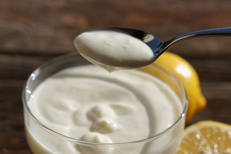 mousse de limón