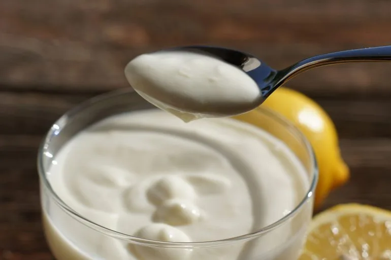 mousse de limón
