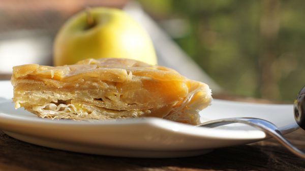 Receta de Tarta tatin de Berenjena y Manzana