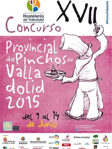 concurso provincial de pinchos de valladolid 2015 - cartel