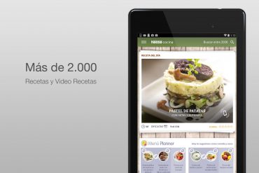 Nestlé Cocina, app con miles de recetas gratuitas