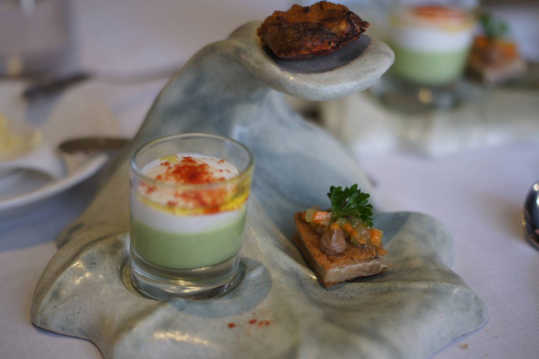 Gazpacho de tomate verde y kéfir