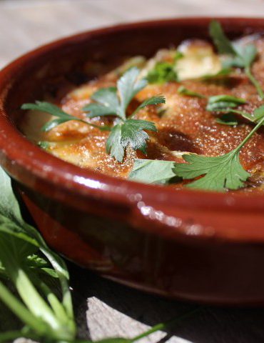 Bacalao con nata