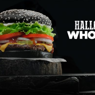 Halloween Whopper Burger king