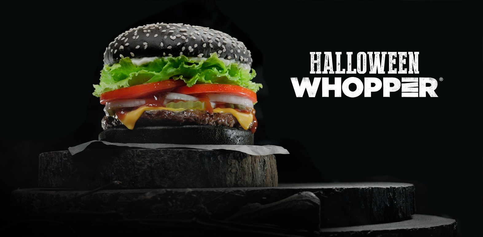 Halloween Whopper Burger king