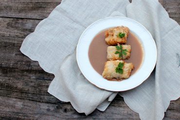 Bacalao en salsa de marisco