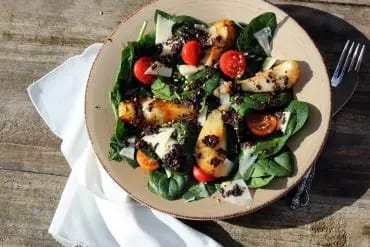 Ensalada de espinacas con pera 1