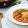 Garbanzos con bacalao