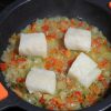 Sofrito del potaje con bacalao