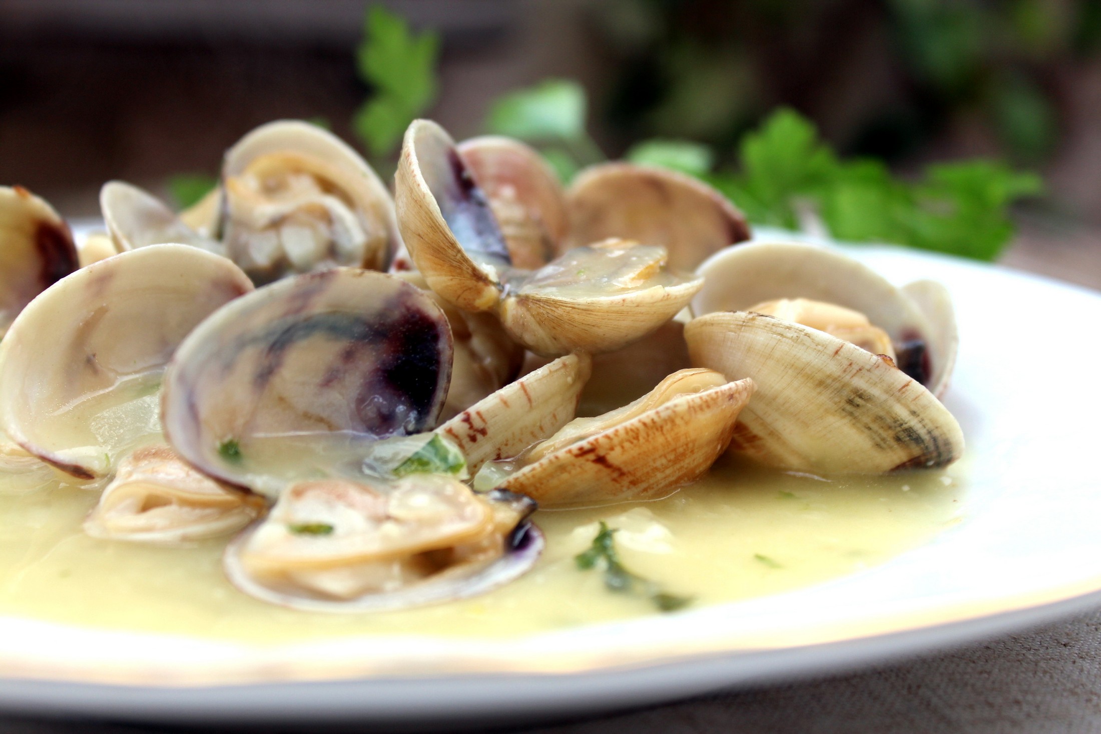 Almejas en salsa verde, una receta de mi madre