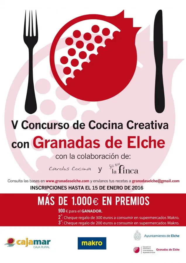 Cocina Creativa con Granadas de Elche 2016 Cocina Creativa con Granadas de Elche 2016