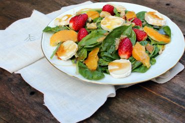 Ensalada de Espinacas con queso de cabra (2)