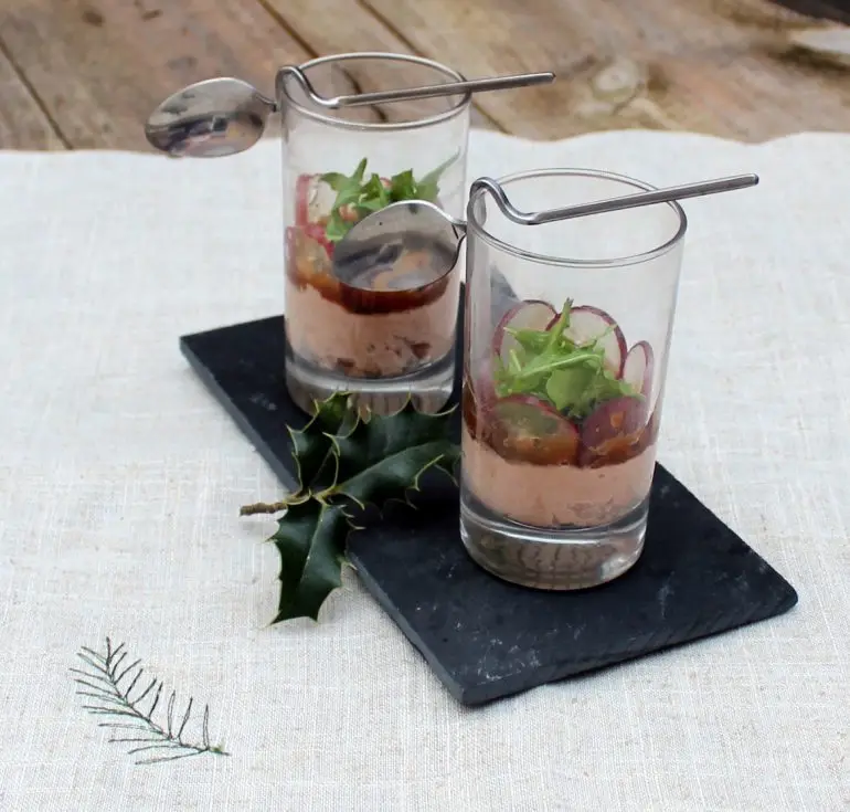 foie con crema de castañas